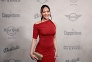 Suni Lee at the Sports Illustrated Swimsuit Celebrates The Launch of the 2025 Issue at Hard Rock Hotel New York - (Source: Getty)